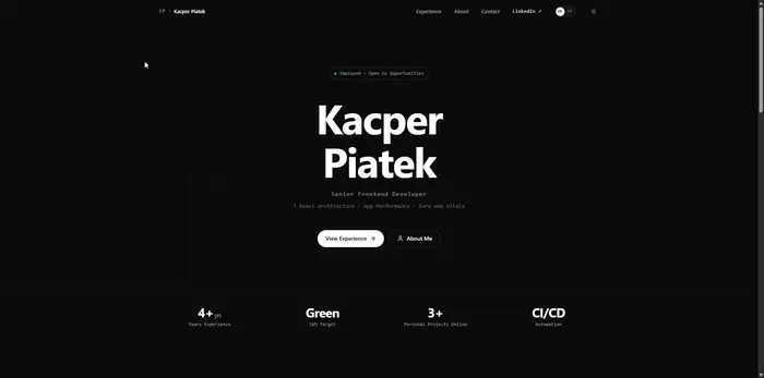 Kacper Piatek Portfolio
